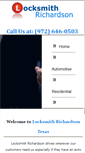 Mobile Screenshot of locksmith--richardson.com